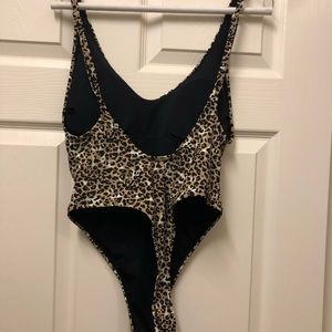 Relleciga Leopard print thong bathing suit